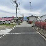 北側道路東から