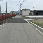 北側道路西から