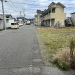 前面道路　南より