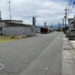 前面道路　北より